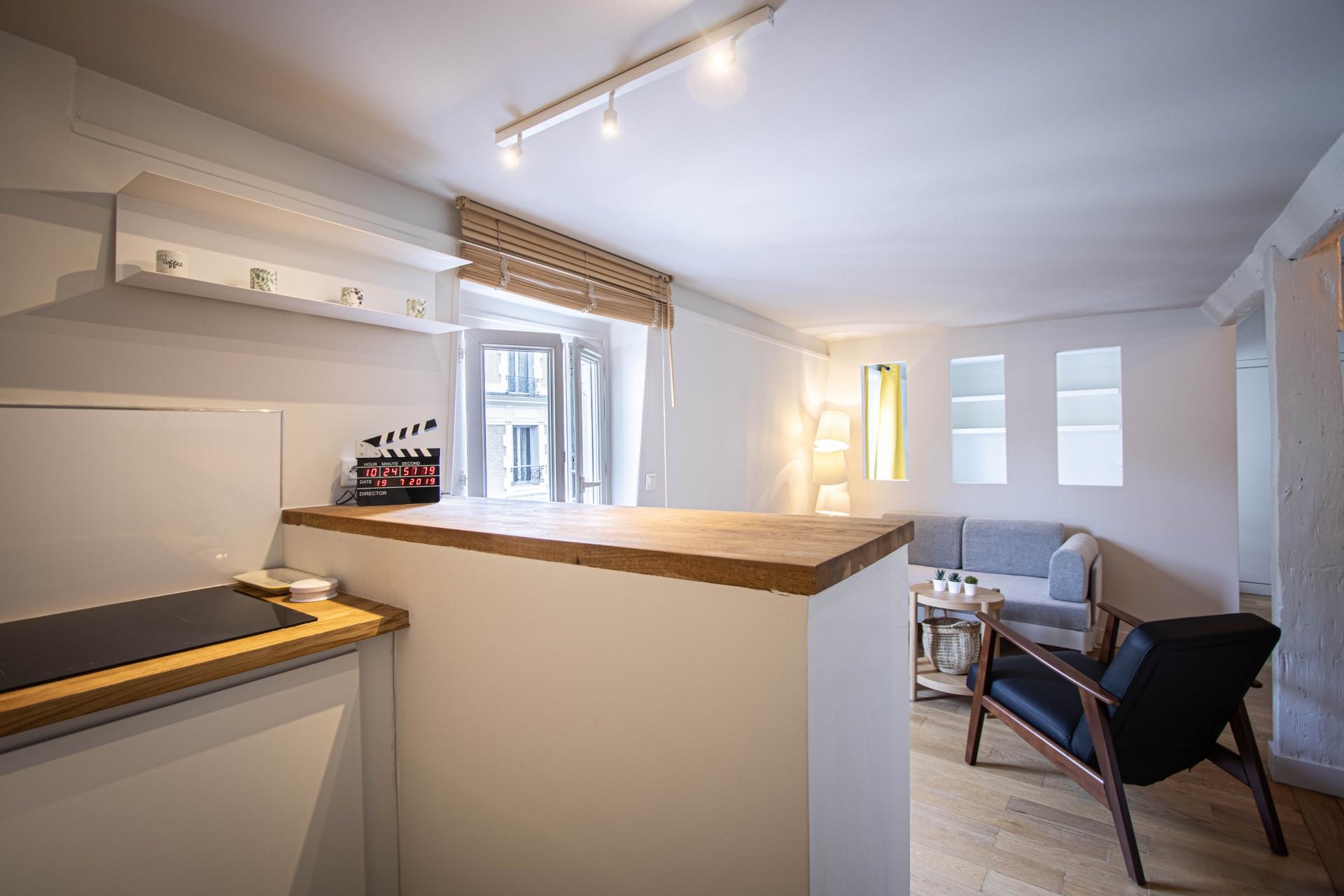 Paris 19eme Très beau 2 pièces de 30m² meublée