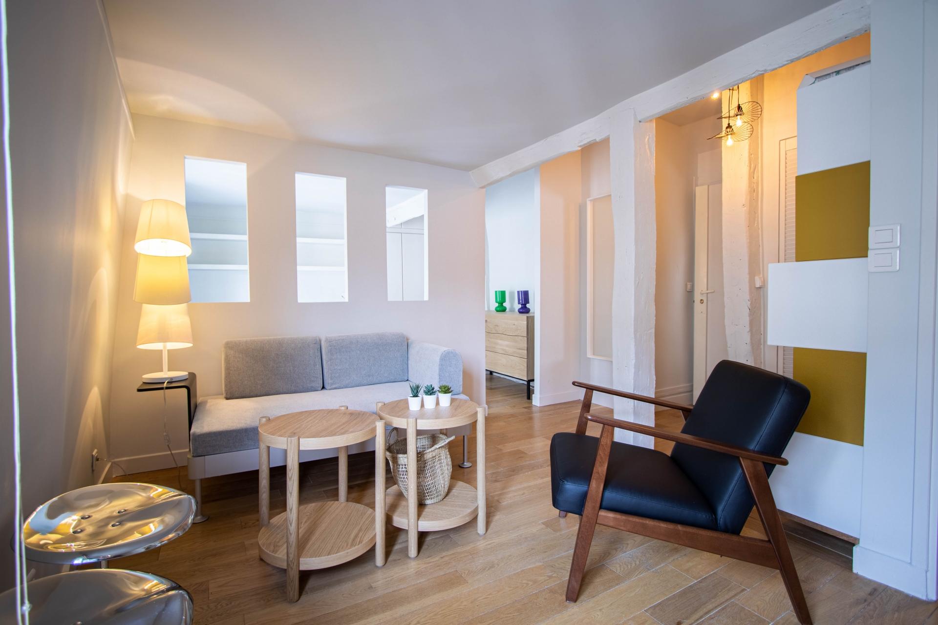 Paris 19eme Très beau 2 pièces de 30m² meublée