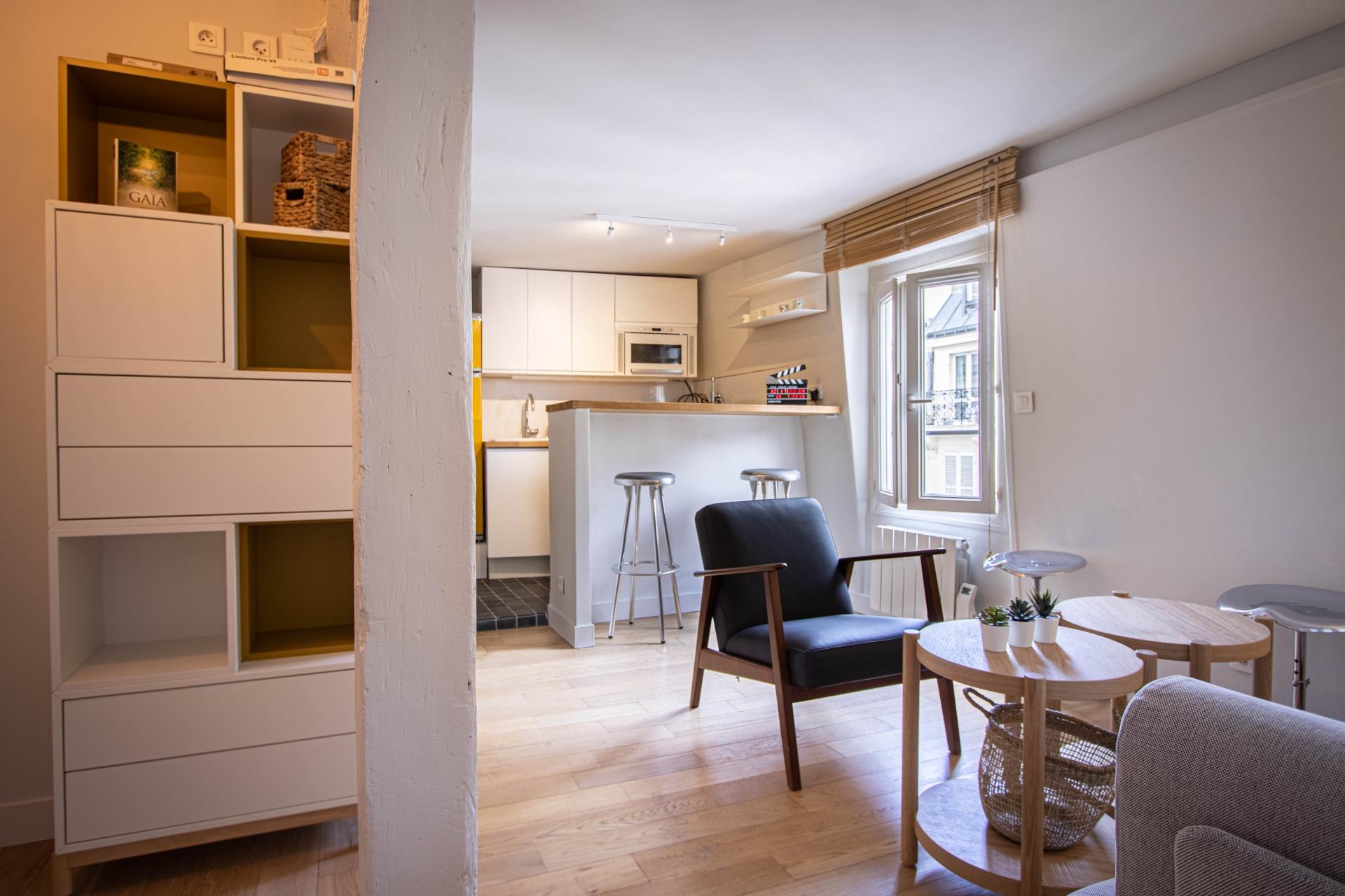 Paris 19eme Très beau 2 pièces de 30m² meublée